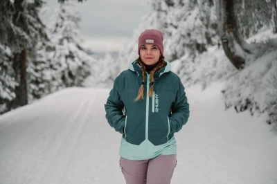 Husky Gambi L blue/turquoise dámská lyžařská bunda