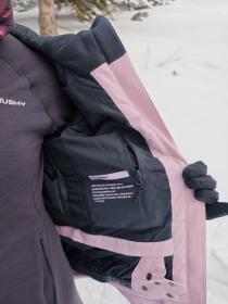 Husky Gambi L pink/blue dámská lyžařská bunda