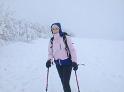 Husky Gambi L pink/blue dámská lyžařská bunda