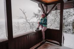 Husky Gambi L pink/blue dámská lyžařská bunda