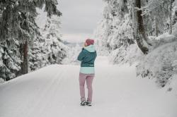 Husky Gambi L pink/blue dámská lyžařská bunda