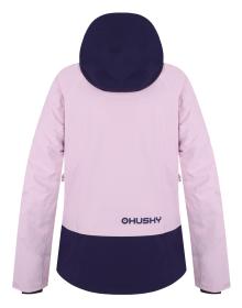 Husky Gambi L pink/blue dámska lyžiarska bunda