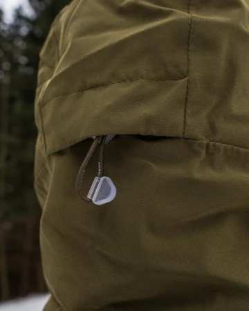 Husky Gambola L dk. khaki dámská lyžařská bunda + šátek Kilpi