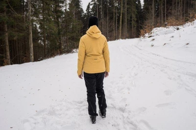 Husky Gambola L dk. khaki dámská lyžařská bunda + šátek Kilpi
