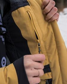 Husky Gambola L lt. yellow dámská lyžařská bunda + šátek Kilpi