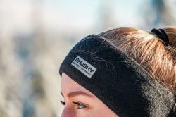 Husky Merband 2 black dámska merino čelenka