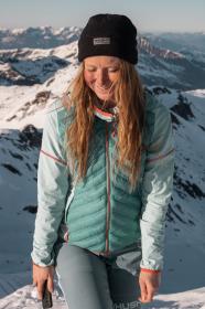 Husky Merhat 4 beige dámská merino čepice