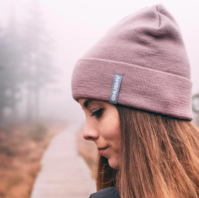 Husky Merhat 4 beige dámská merino čepice