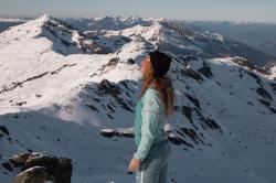 Husky Merhat 4 brown dámska merino čiapka