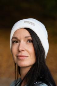 Husky Merhat 4 white dámská merino čepice