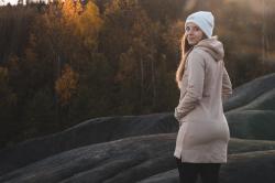 Husky Merhat 4 white dámská merino čepice