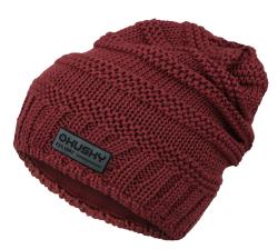 Husky Merhat 5 bordo dámská merino čepice