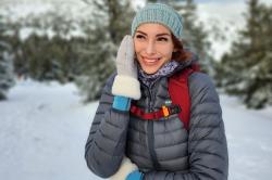 Husky Merhat 5 bordo dámská merino čepice