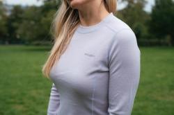 Husky Aron L black dámská merino mikina