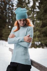 Husky Aron L faded mint dámská merino mikina