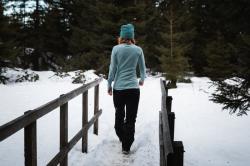 Husky Aron L faded mint dámská merino mikina