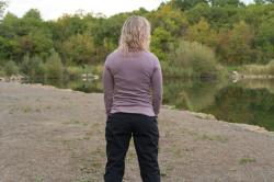 Husky Aron L faded mint dámská merino mikina