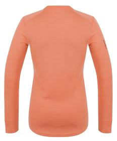 Husky Aron L light orange dámská merino mikina