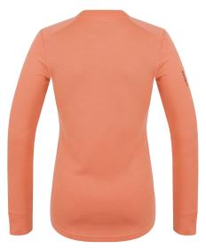Husky Aron L light orange dámska merino mikina