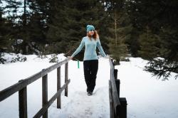 Husky Aron L pink dámská merino mikina