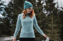 Husky Aron L pink dámská merino mikina