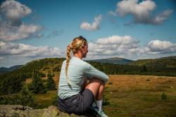 Husky Aron L pink dámská merino mikina