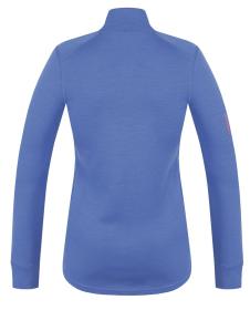 Husky Aron Zip L blue dámská merino mikina
