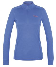 Husky Aron Zip L blue dámská merino mikina