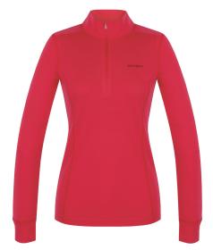 Husky Aron Zip L pink dámská merino mikina