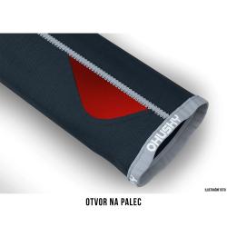 Husky Aron Zip L pink dámská merino mikina