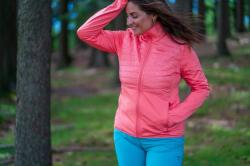 Husky Airy L neon blue dámská mikina na zip