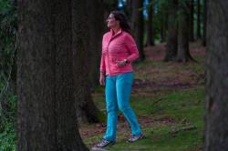 Husky Airy L neon blue dámská mikina na zip