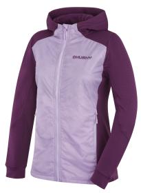 Husky Any L purple dámska mikina na zips