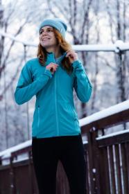 Husky Tarp zip L fd. turquoise dámská mikina