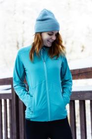 Husky Tarp zip L fd. turquoise dámská mikina