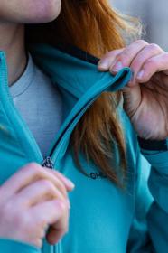 Husky Tarp zip L fd. turquoise dámská mikina
