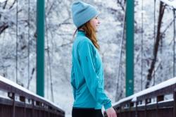 Husky Tarp zip L fd. turquoise dámská mikina