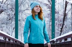 Husky Tarp zip L fd. turquoise dámská mikina