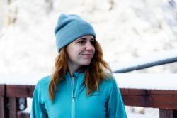 Husky Tarp zip L fd. turquoise dámská mikina