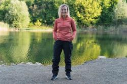 Husky Artic L black dámská mikina s rolákem