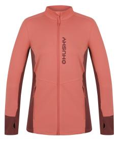 Husky Tame zip L orange dámská mikina se zipem