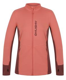 Husky Tame zip L orange dámská mikina se zipem