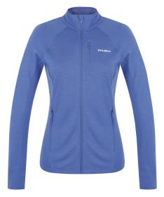 Husky Alou L blue dámská mikina z merino vlny