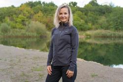 Husky Alou L blue dámská mikina z merino vlny