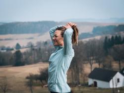 Husky Alou L blue dámská mikina z merino vlny