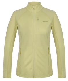 Husky Alou L bright green dámska mikina z merino vlny