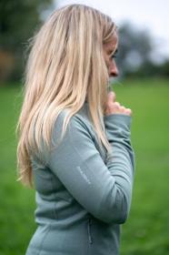 Husky Alou L faded green dámská mikina z merino vlny