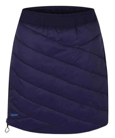 Husky Freez L blue/dark blue dámská oboustranná zimní sukně