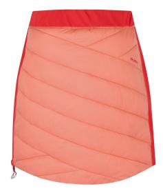 Husky Freez L light orange/red dámska obojstranná zimná sukňa