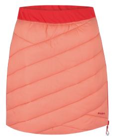 Husky Freez L light orange/red dámska obojstranná zimná sukňa